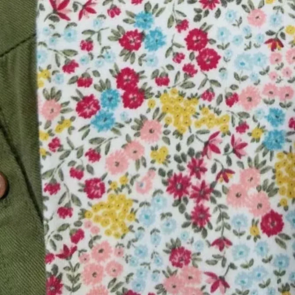 CARTER’S Olive Green‎ Tunic & Floral Leggings Girls